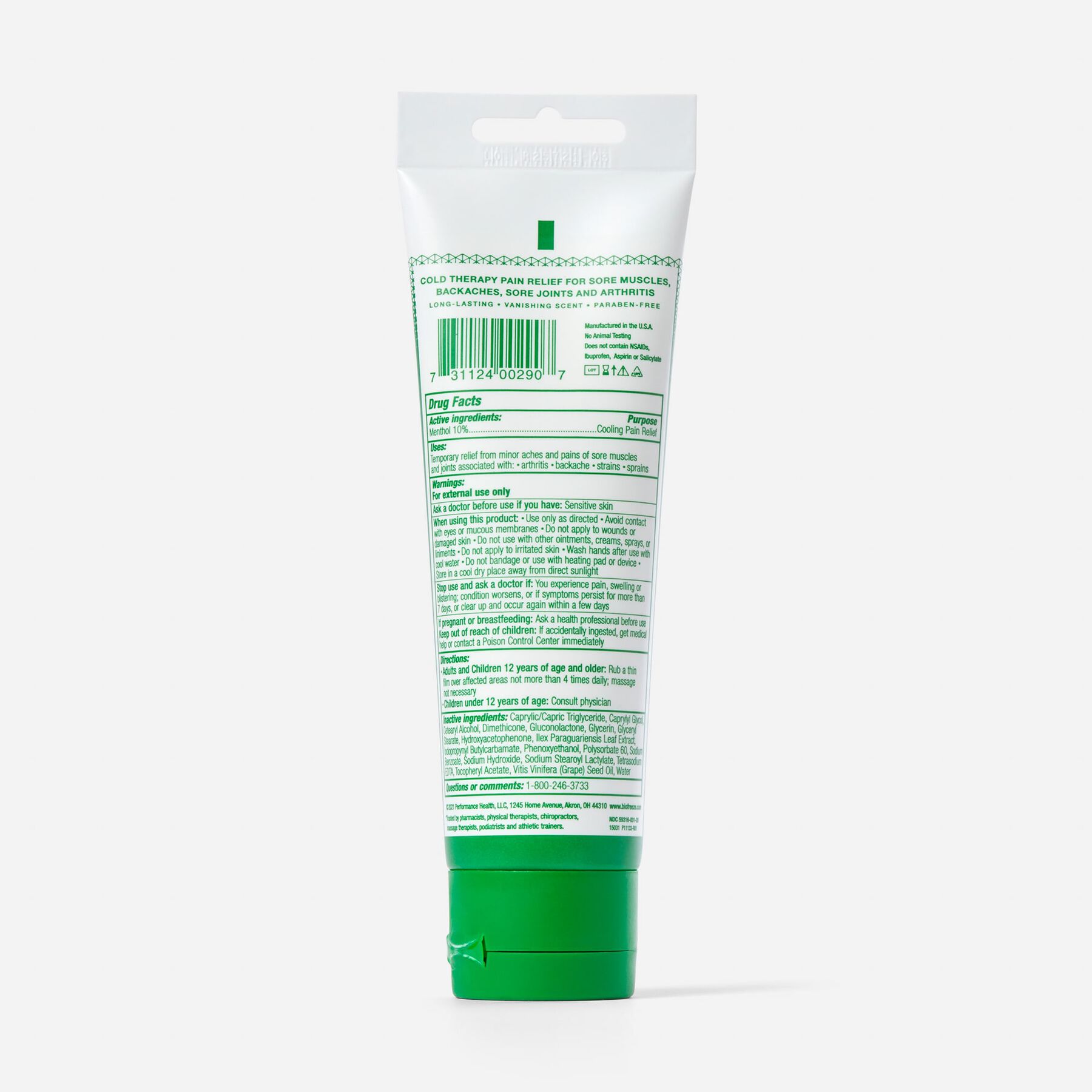 Biofreeze Pain Relief Foot Care Cream, 4 oz.